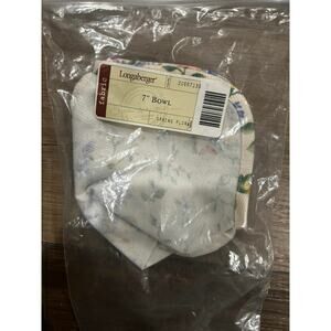 Longaberger 7" Bowl Basket Liner SPRING FLORAL Fabric NEW